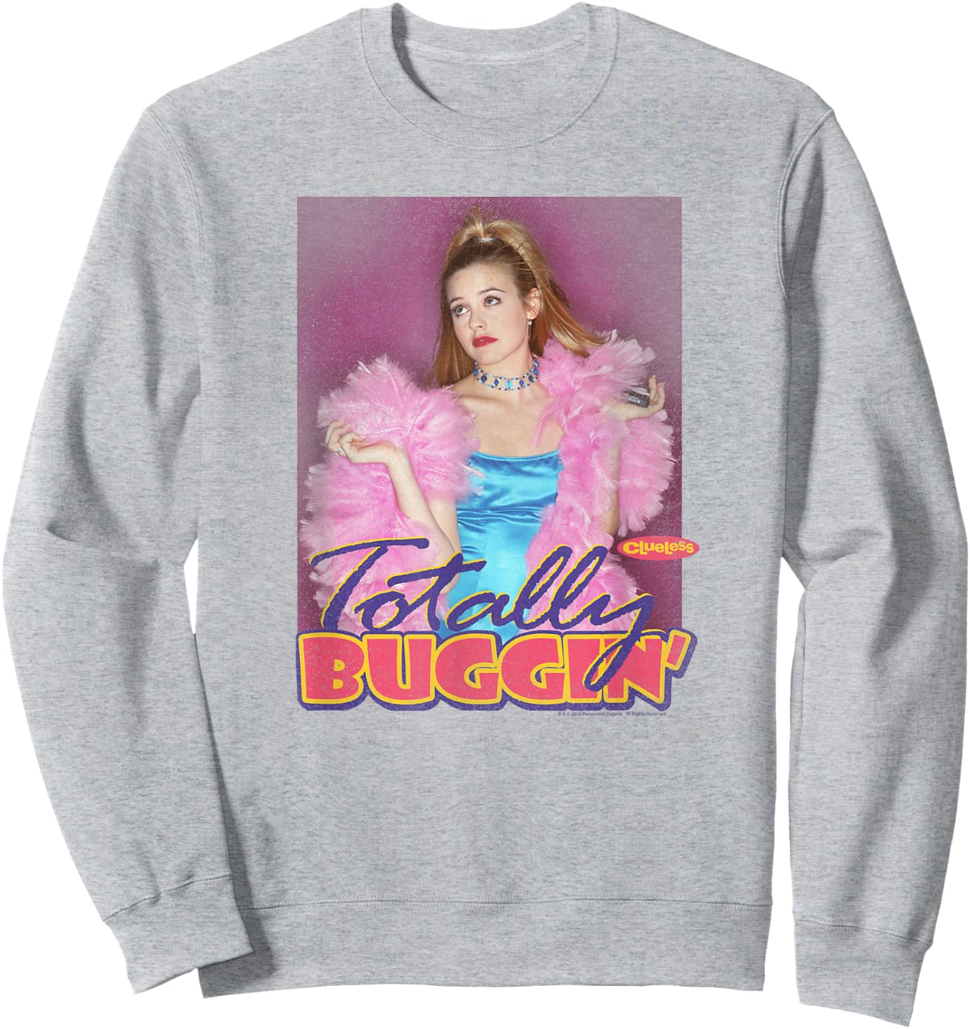 Clueless Totally Buggin Sweatshirt - Sweatshirt | Ash