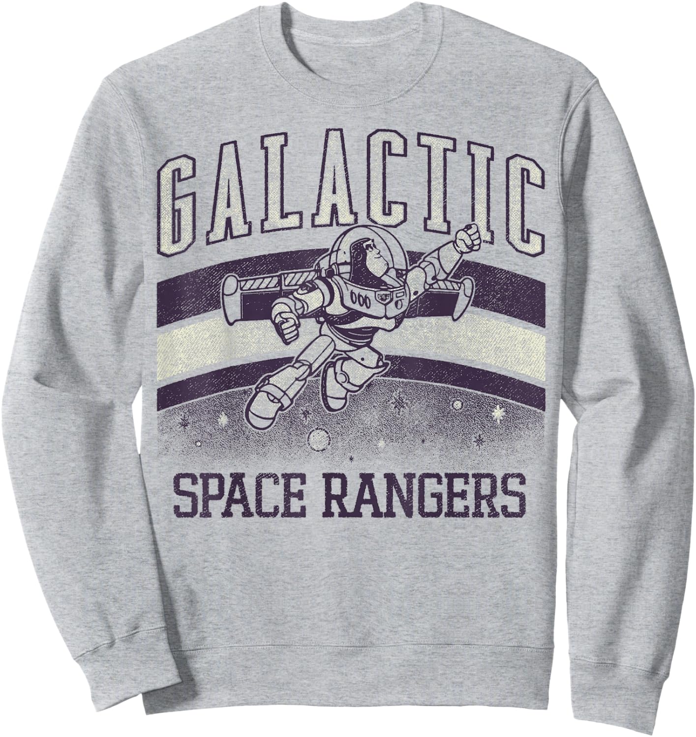 Disney Pixar Toy Story Buzz Lightyear Galactic Space Rangers Sweatshirt - Sweatshirt | Ash