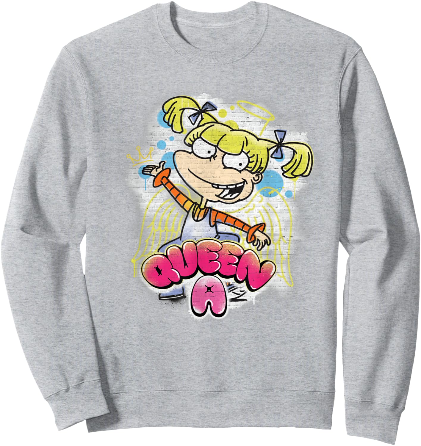 Rugrats Queen A for Angelica Sweatshirt - Sweatshirt | Ash