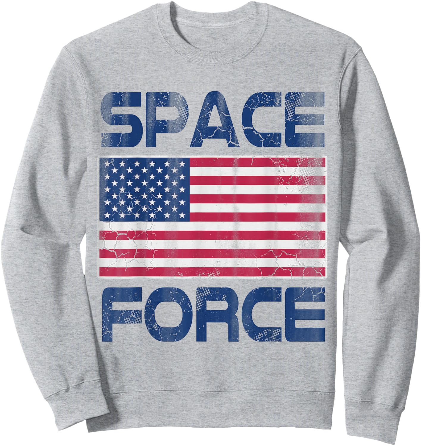 Space Force USA Trump America Science Astronaut Sweatshirt - Sweatshirt | Ash