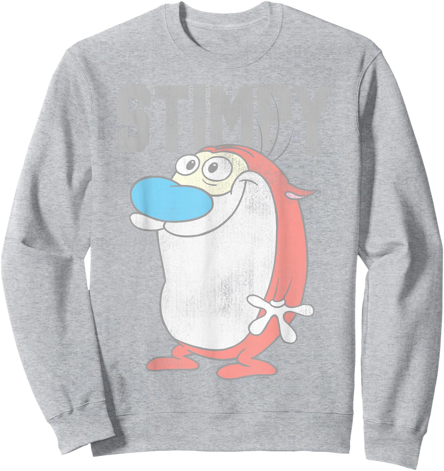 Ren and Stimpy College Stimpy Sweatshirt - Sweatshirt | Ash