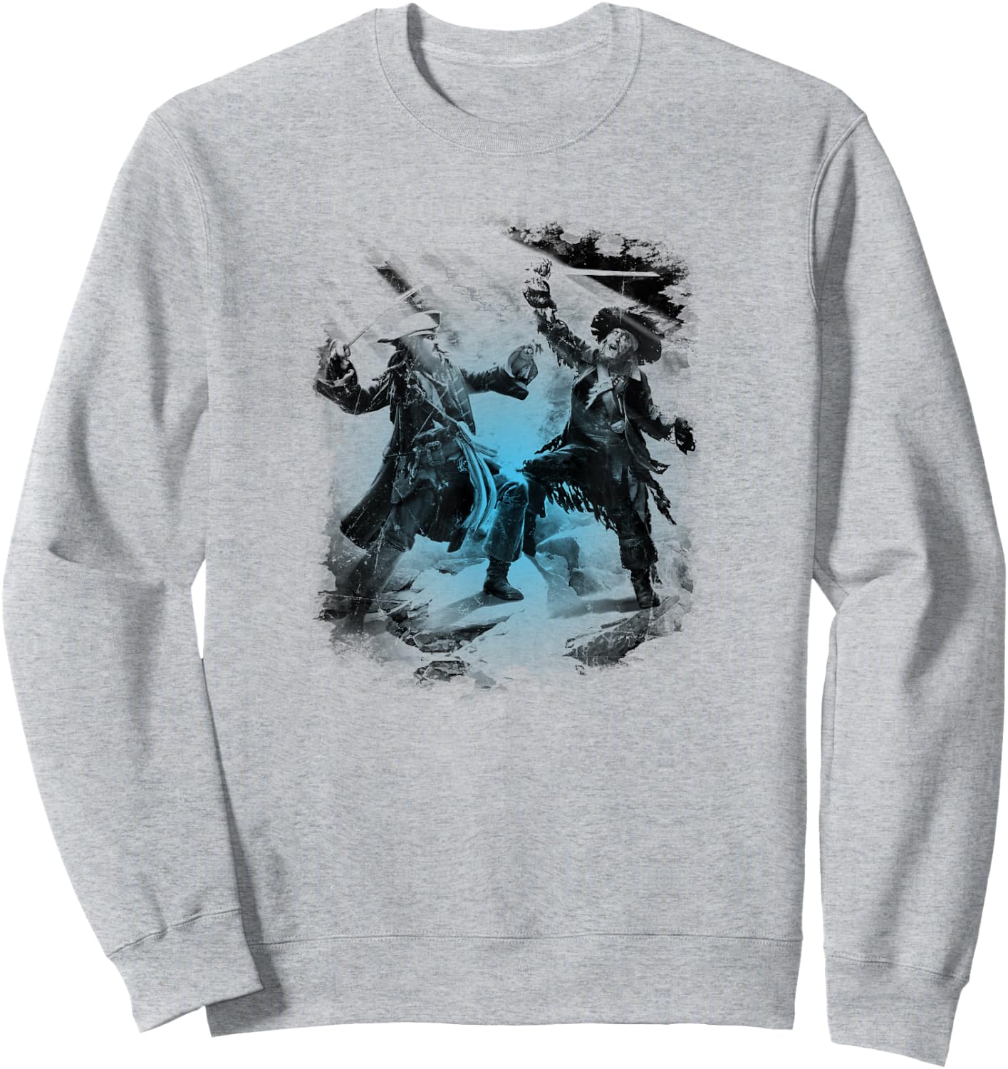 Disney Pirates of The Caribbean Jack Sparrow Hector Barbossa Sweatshirt - Sweatshirt | Ash
