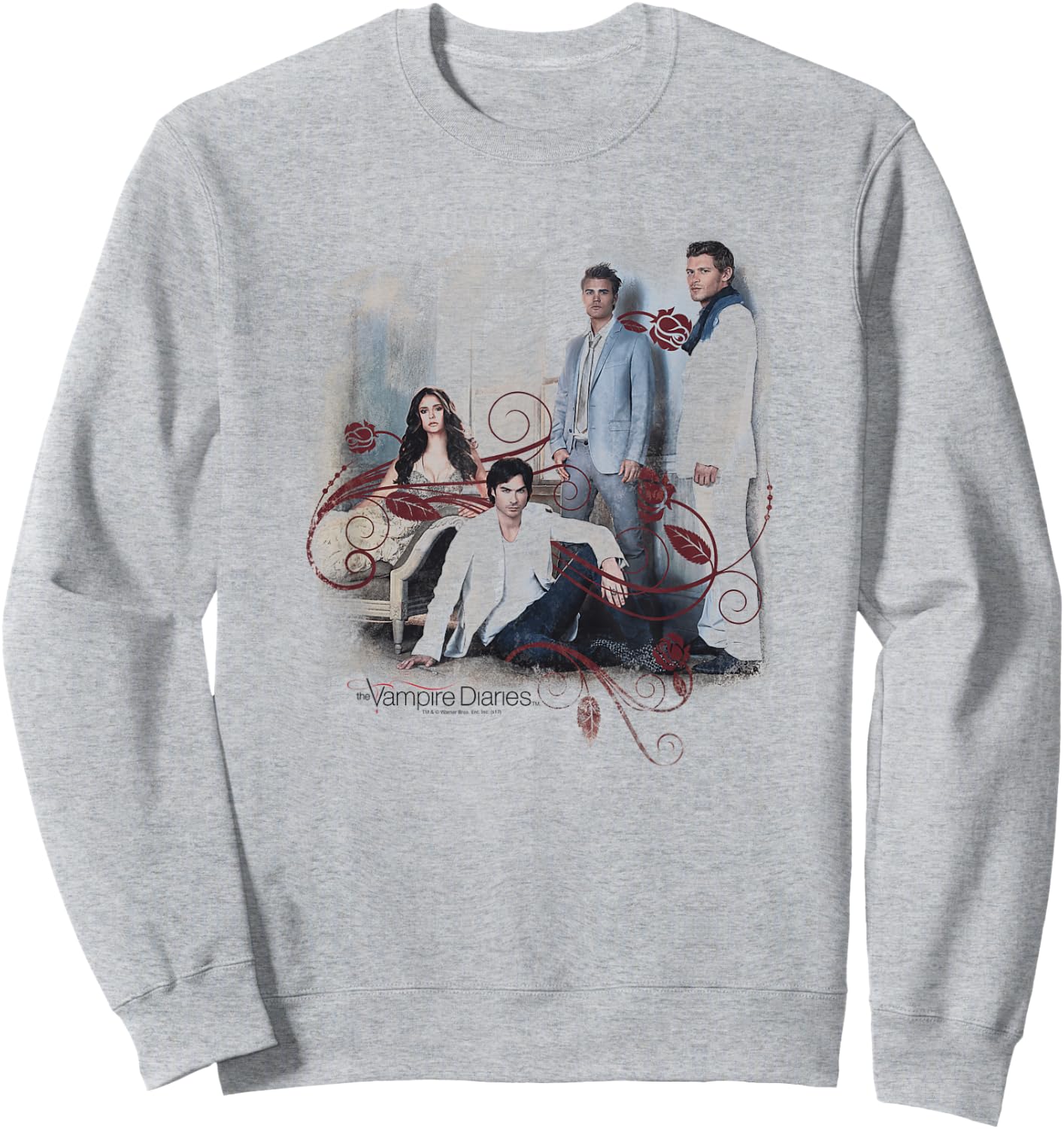 Vampire Diaries 3+1 Sweatshirt - Sweatshirt | Ash