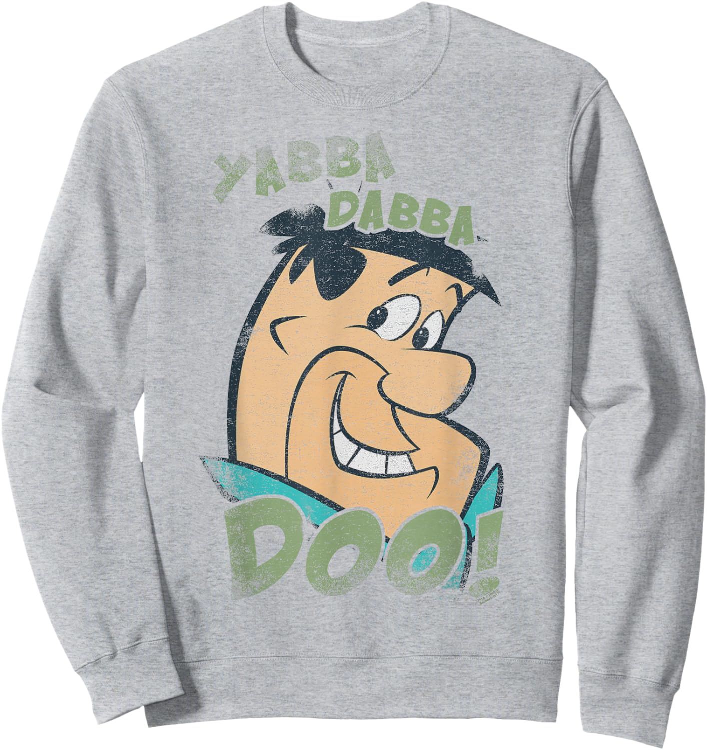 The Flintstones Vintage Yabba Sweatshirt - Sweatshirt | Ash
