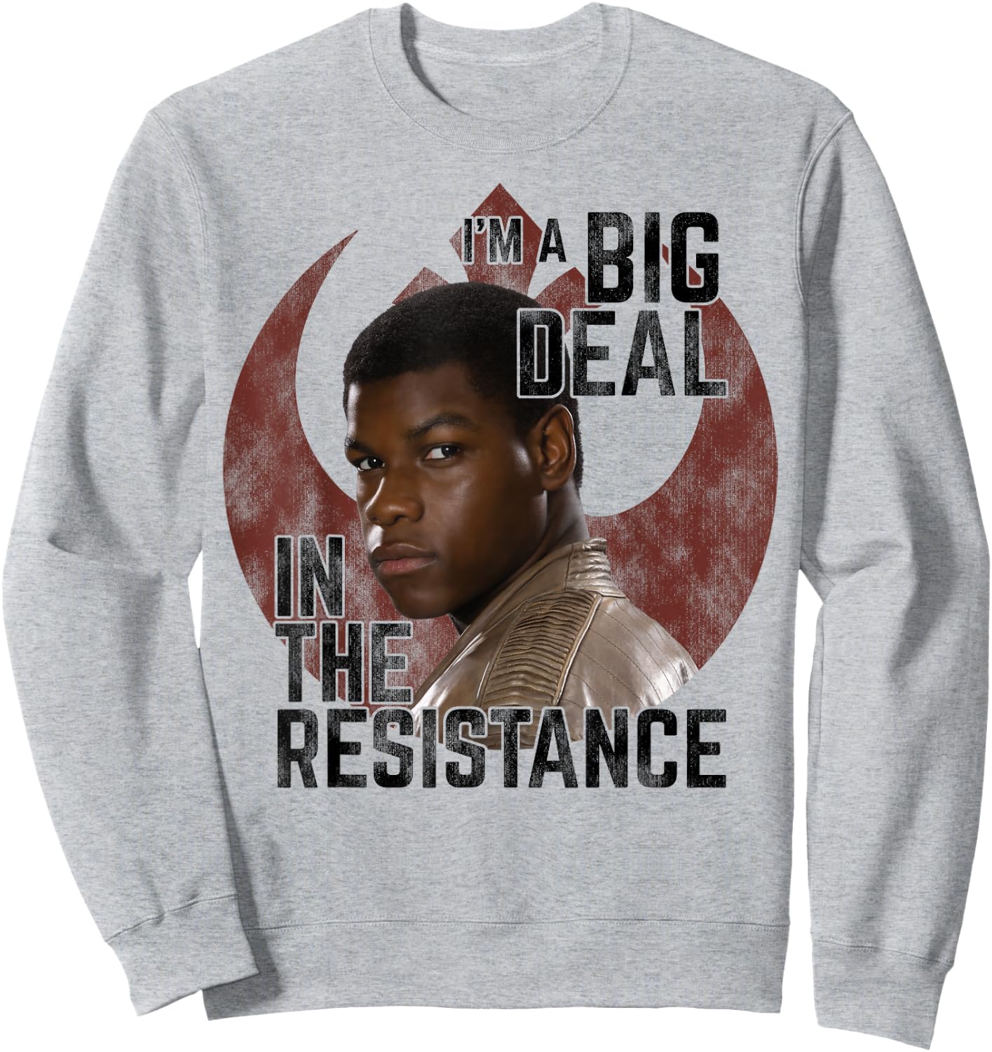 Star Wars Finn I'm A Big Deal In The Resistance Sweatshirt - Sweatshirt | Ash