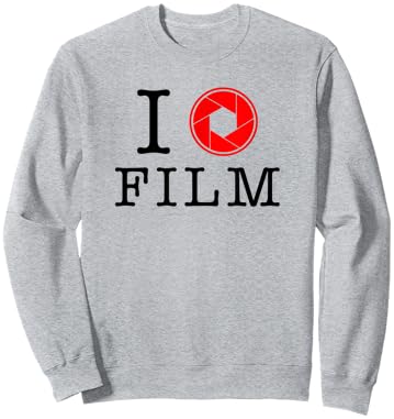 I Shoot Film Sweatshirt - Sweatshirt | Ash