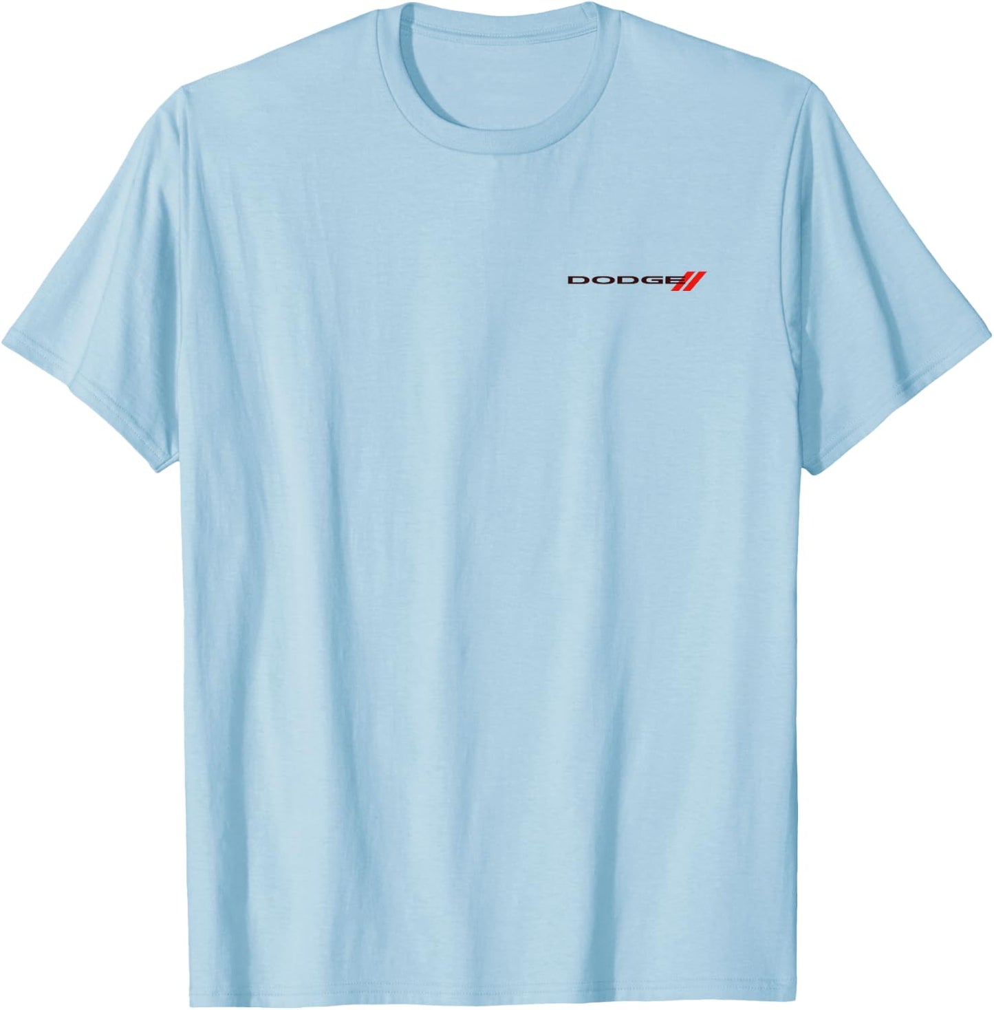 Dodge Dad's Garage Front/Back T-Shirt - T-Shirt | Light Blue