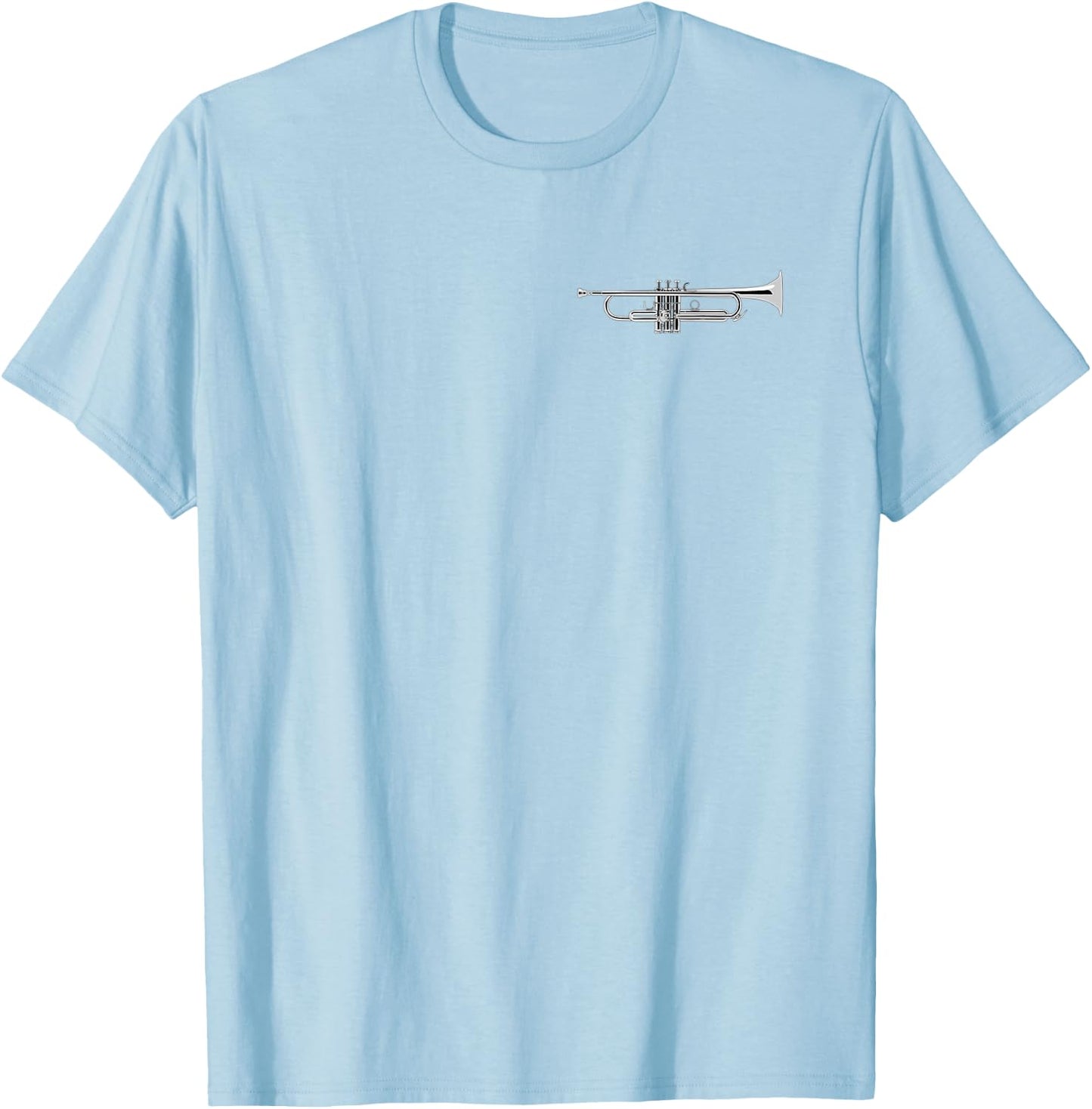 Eat Sleep March Repeat Funny Marching Band (2-Sided) T-Shirt - T-Shirt | Light Blue