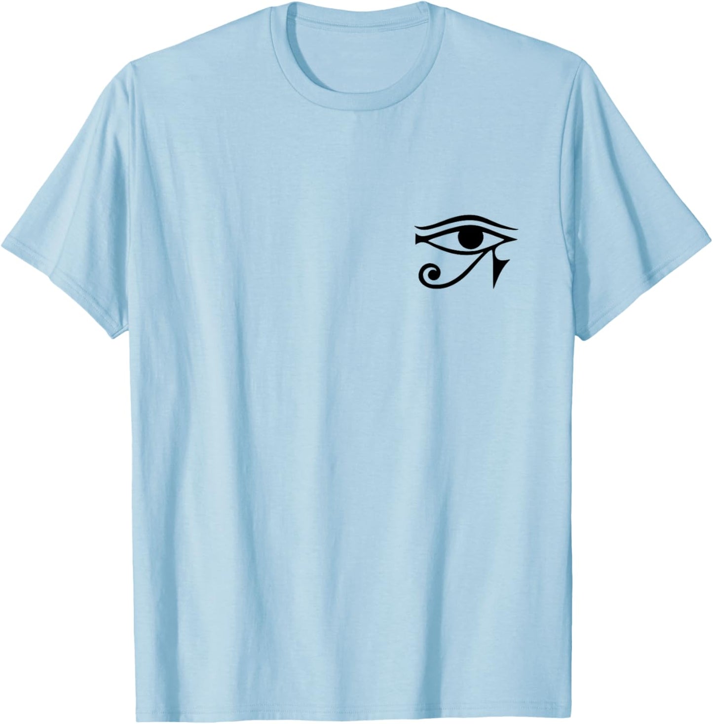Eye of Horus, Egyptian, Protection Symbol, Lucky Charms T-Shirt - T-Shirt | Light Blue