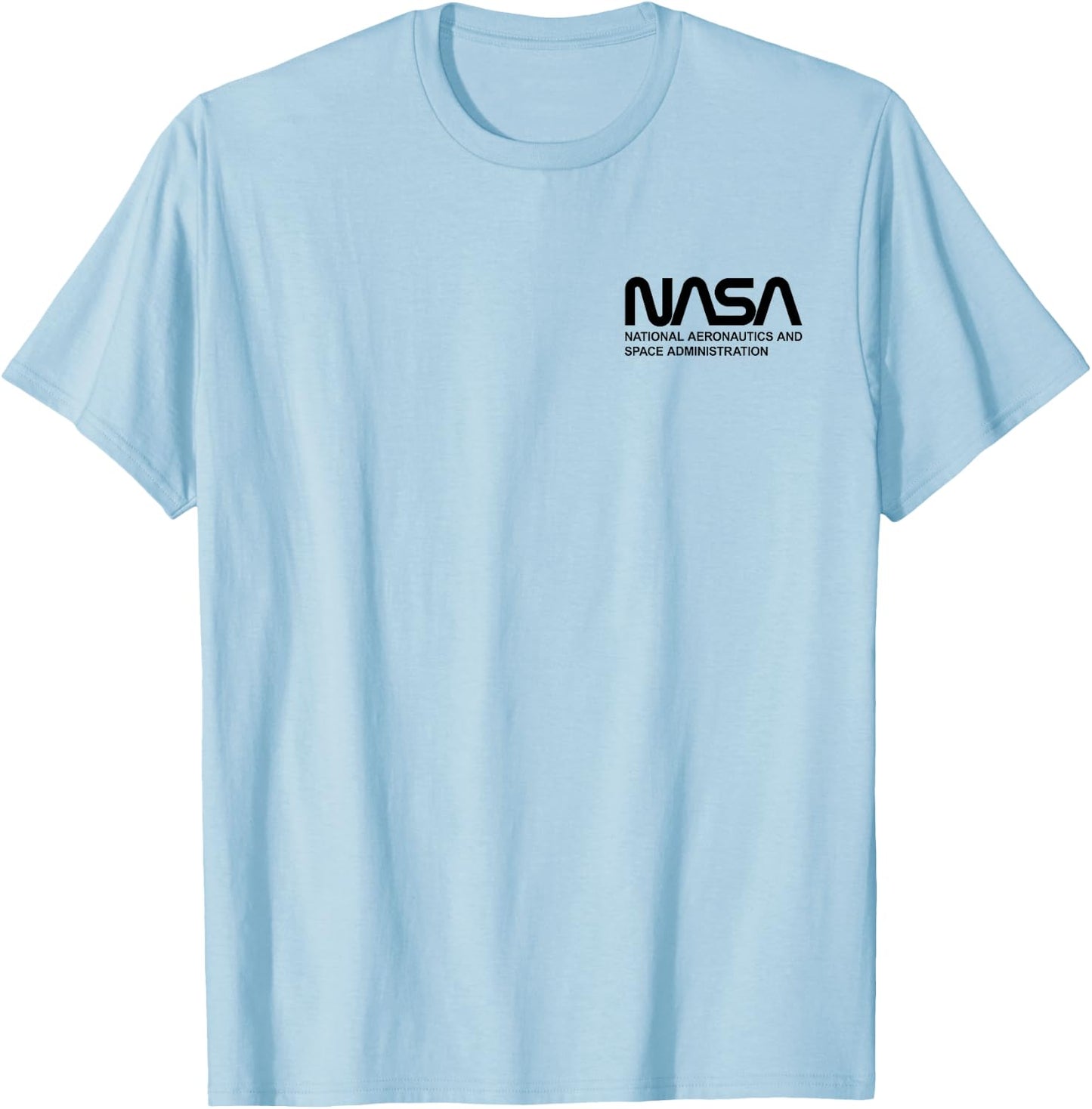 NASA Astronaut Teddy-Bear Worm Logo T-Shirt - T-Shirt | Light Blue