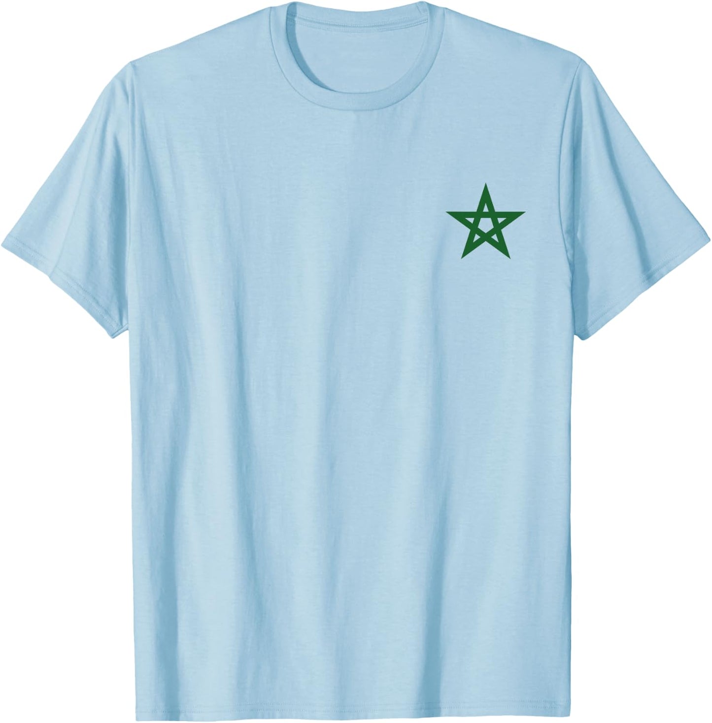 Morocco Flag Moroccan Soccer Supporter women kids T-Shirt - T-Shirt | Light Blue