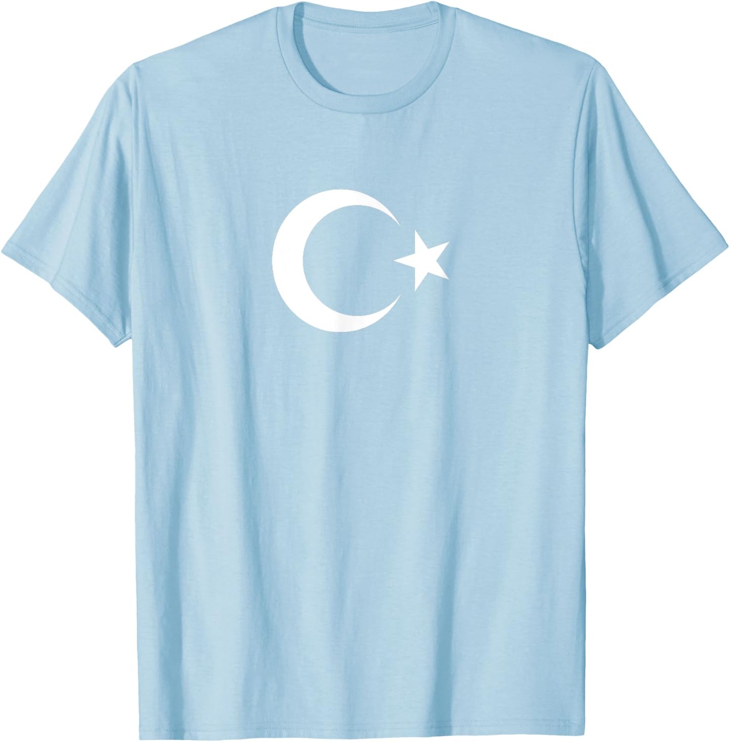 Turkey Flag Shirt, Turkish Flag, Türk Bayragi, Türkiye T-Shirt - T-Shirt | Light Blue