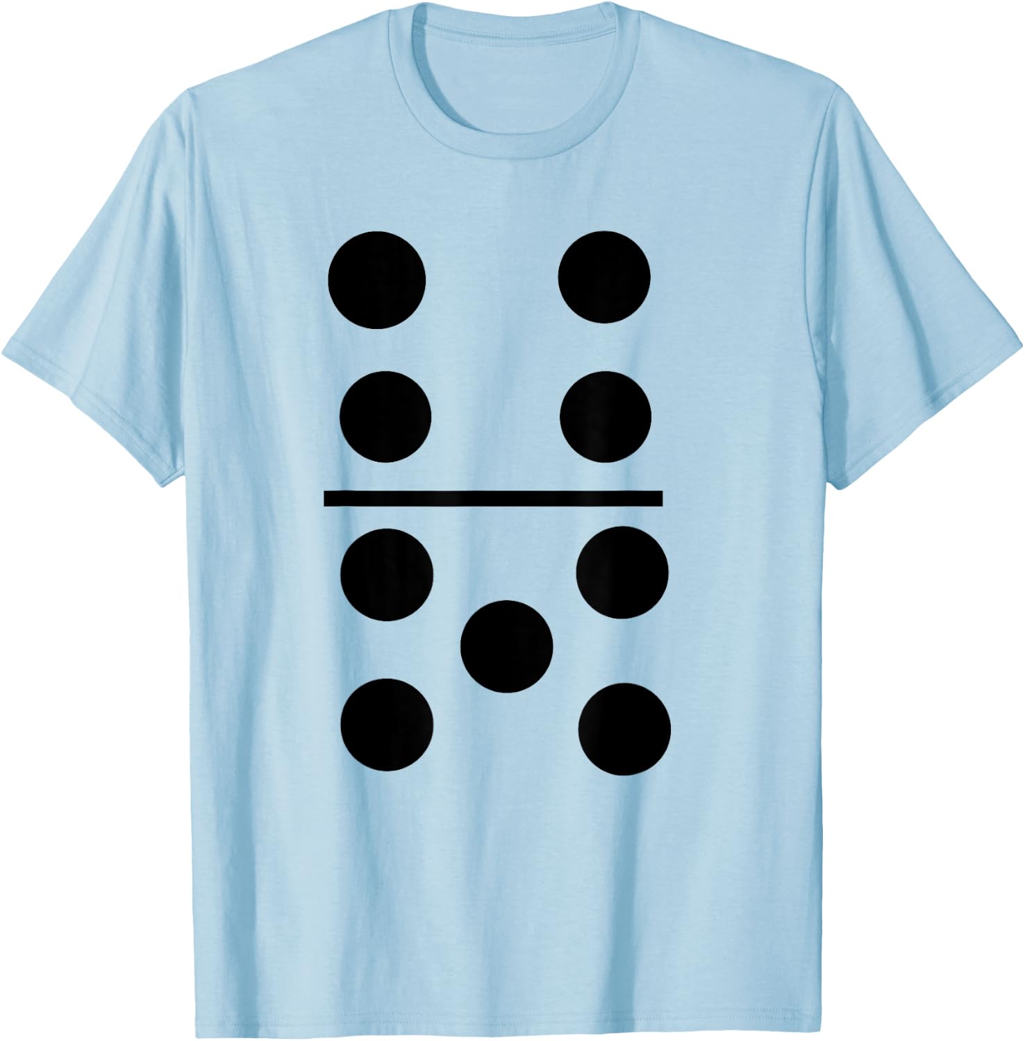 Big Domino Halloween Group Costume 4-5 Tile T-Shirt - T-Shirt | Light Blue