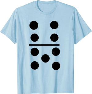Big Domino Halloween Group Costume 4-5 Tile T-Shirt - T-Shirt | Light Blue