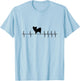 Papillon Dog Women Girls Kids T-Shirt - T-Shirt | Light Blue