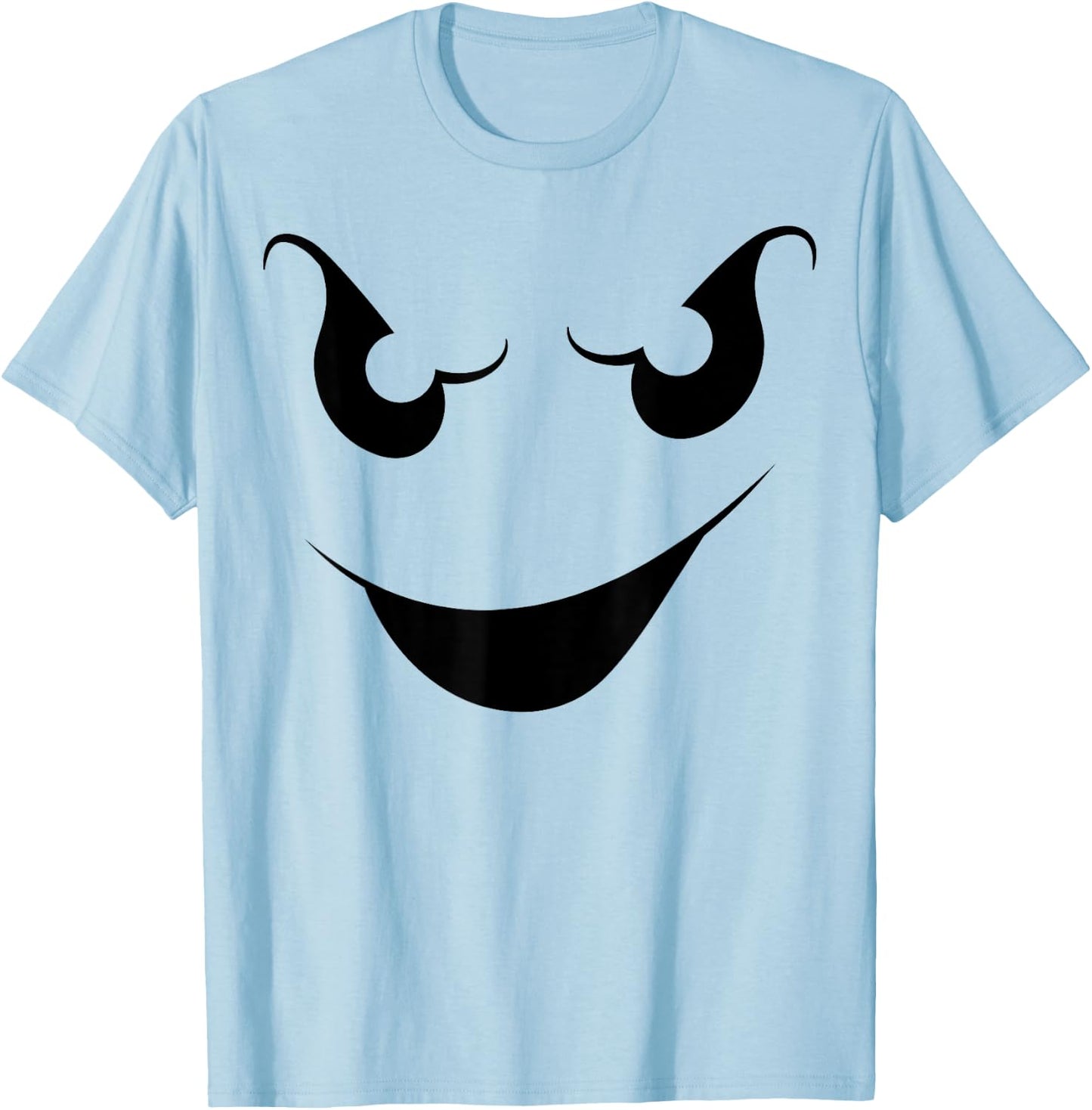 Halloween Ghost Shirt Costume (Ghost Face shirt) T-Shirt - T-Shirt | Light Blue