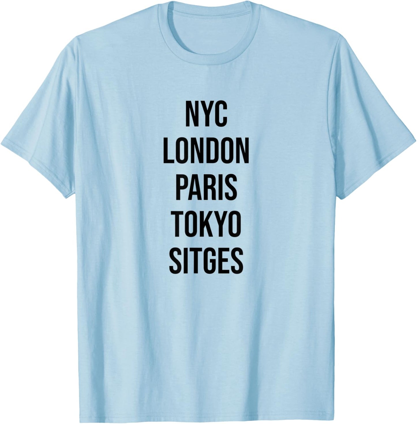Sitges Spain Souvenir T-Shirt - T-Shirt | Light Blue