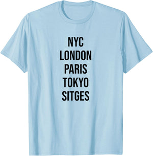 Sitges Spain Souvenir T-Shirt - T-Shirt | Light Blue