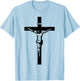 Cross Crucifix of the Christian Church T-Shirt - T-Shirt | Light Blue