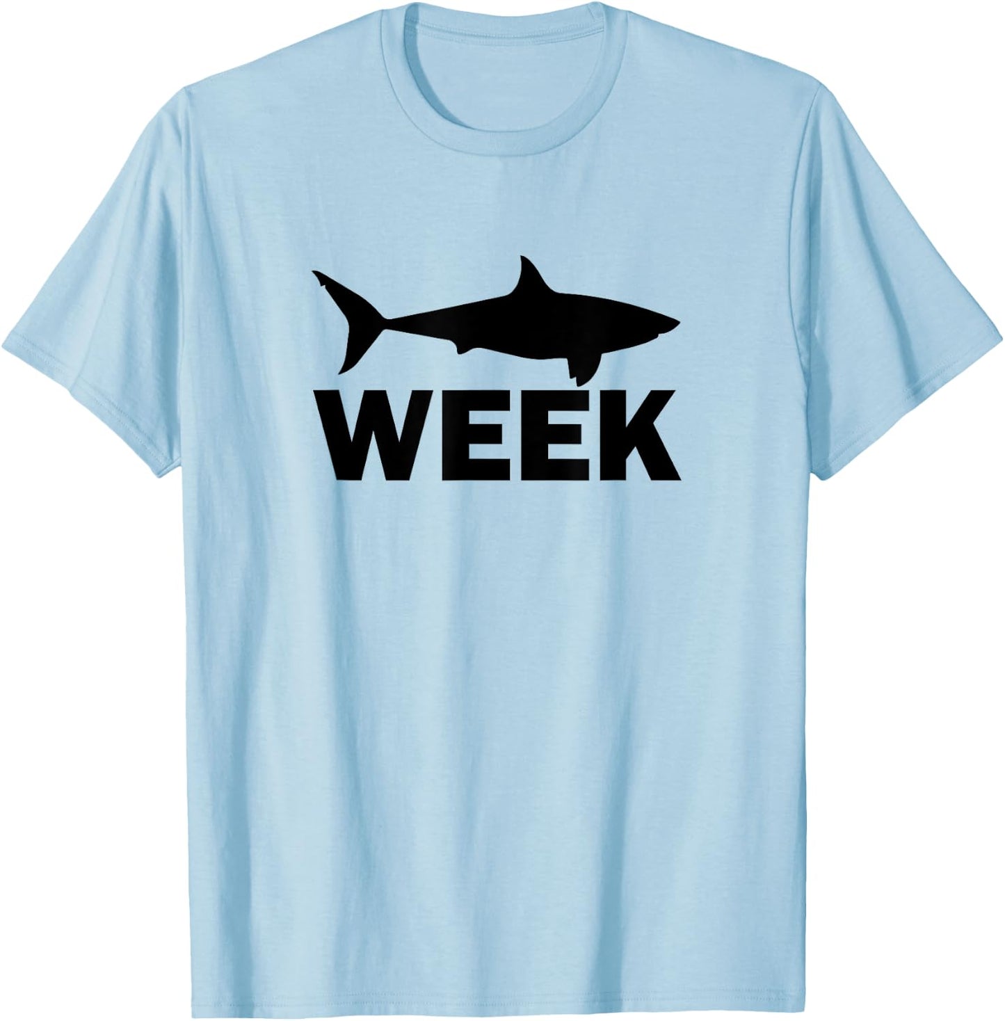 Week of Shark Funny Sharks Great Discovery Time T-Shirt - T-Shirt | Light Blue