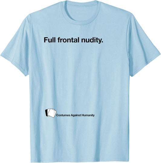 Funny Halloween Against Humanity Group & Couple Costume T-Shirt - T-Shirt | Light Blue