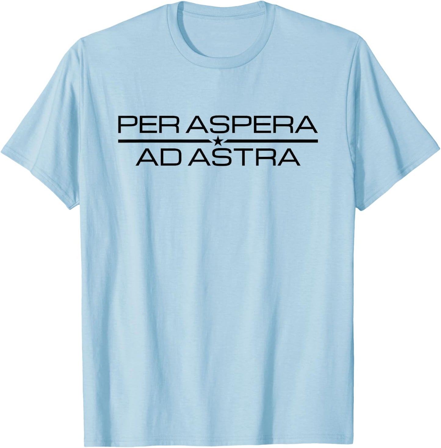 Per Aspera Ad Astra T-Shirt - T-Shirt | Light Blue