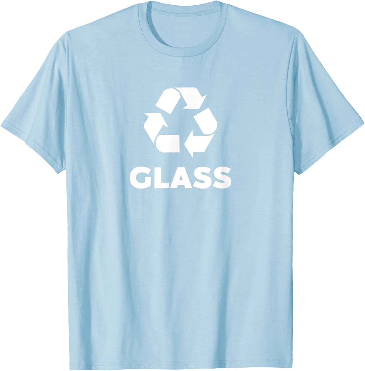 Recycling garbage Trash can Halloween Group Costumes glass T-Shirt - T-Shirt | Light Blue