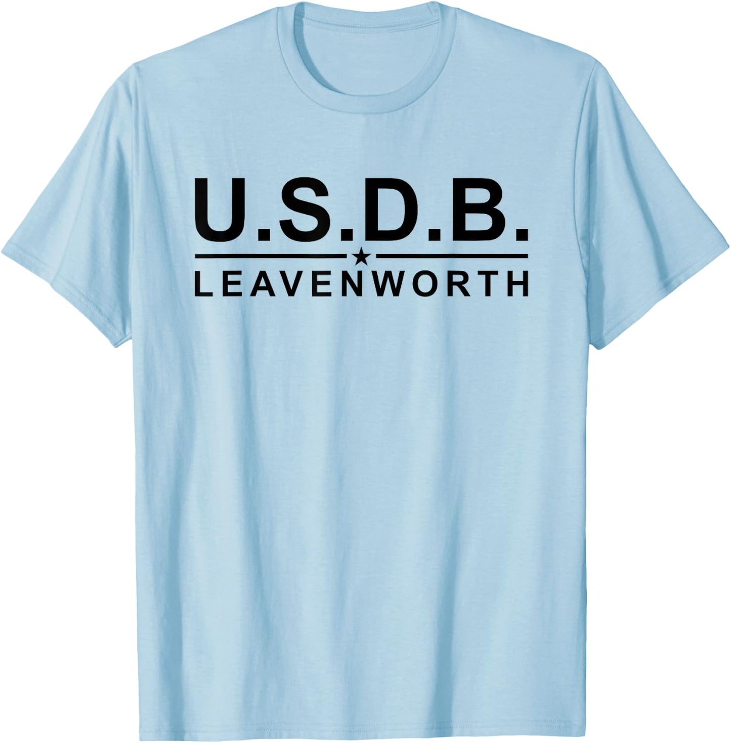Usdb Fort Leavenworth Kansas T-Shirt - T-Shirt | Light Blue