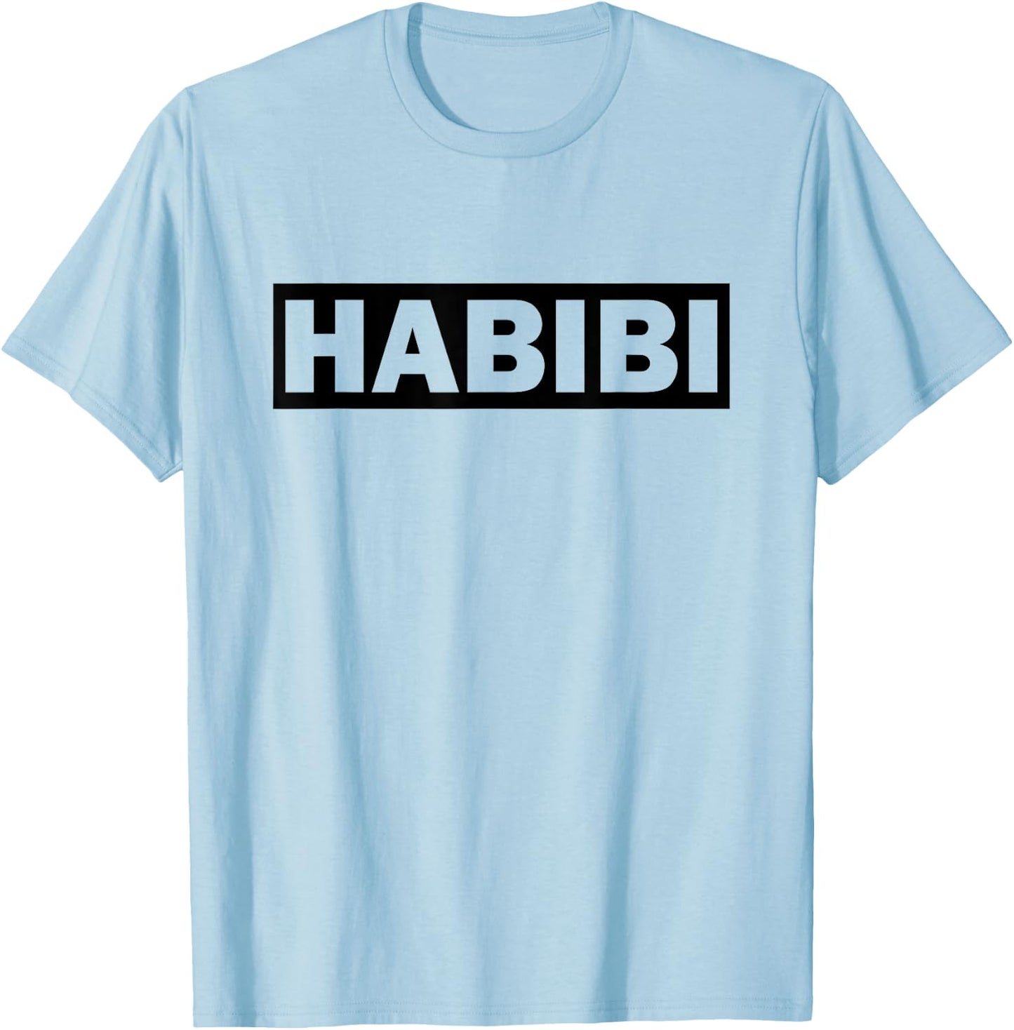Habibi Arabic Arabian Oriental Sweetheart Arab Islam Muslim T-Shirt - T-Shirt | Light Blue