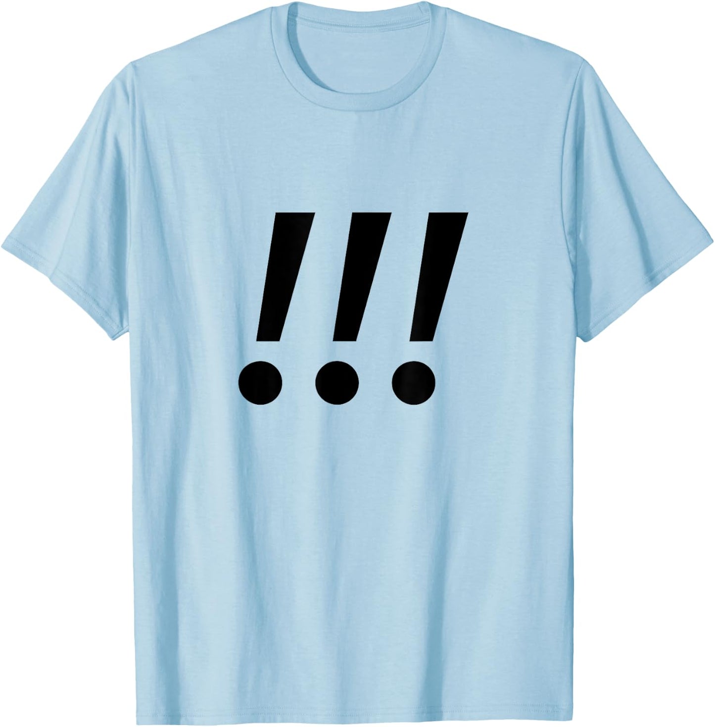 Exclamation Points T-Shirt - T-Shirt | Light Blue