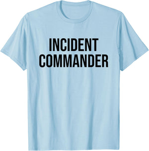 Incident Commander T-Shirt - T-Shirt | Light Blue
