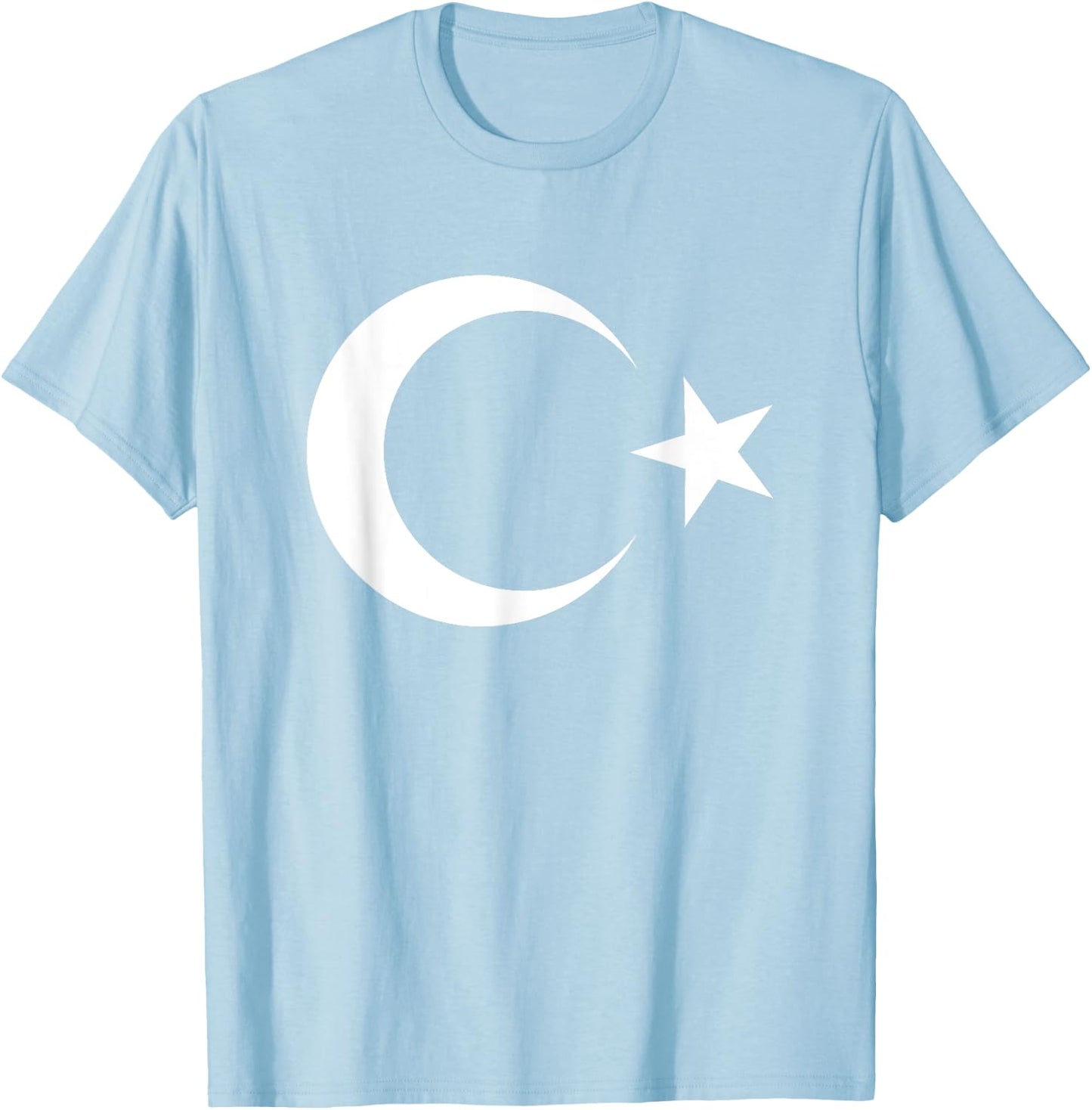 Turkish Flag T-Shirt - T-Shirt | Light Blue