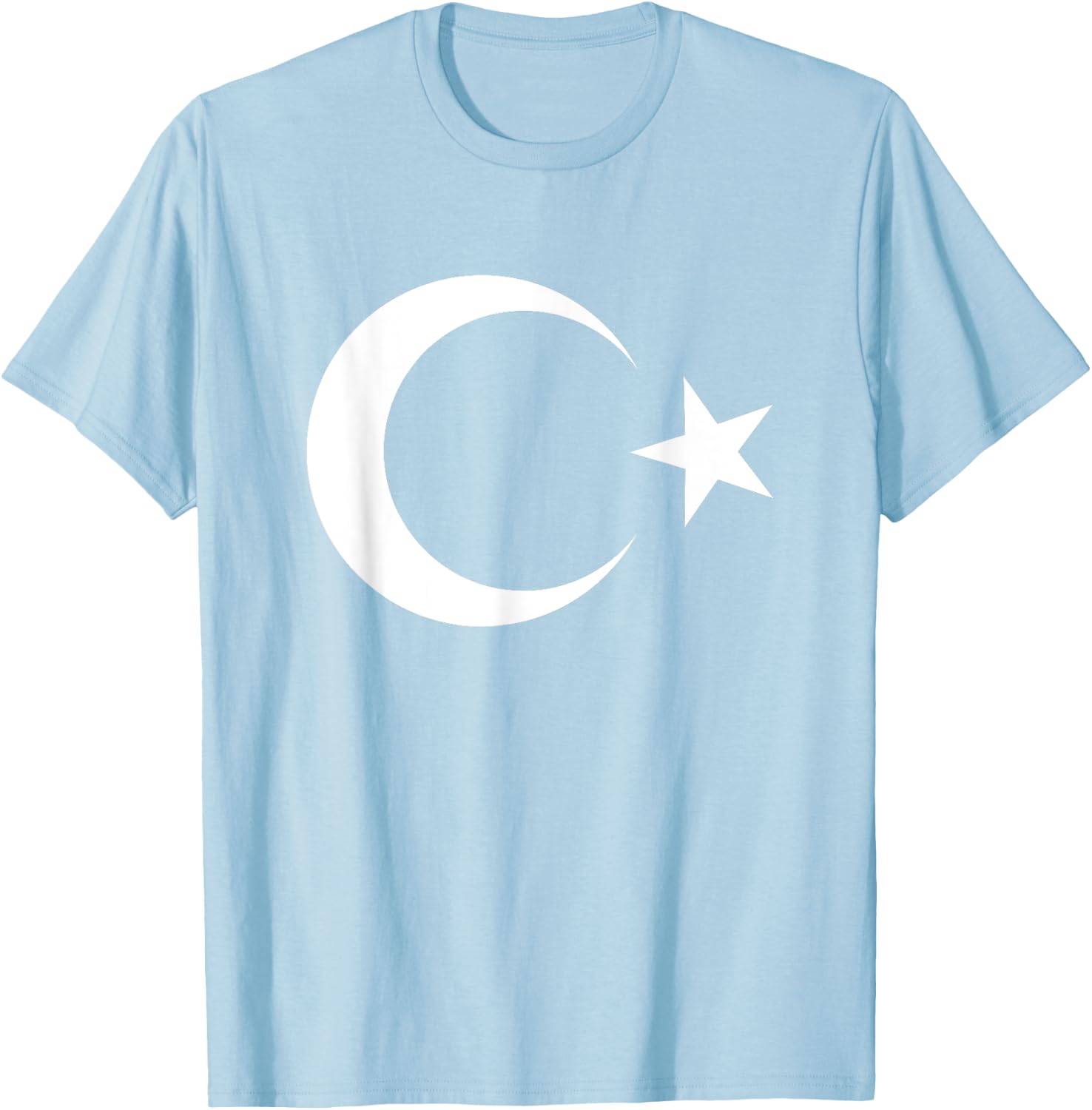 Turkish Flag T-Shirt - T-Shirt | Light Blue