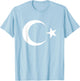 Turkish Flag T-Shirt - T-Shirt | Light Blue