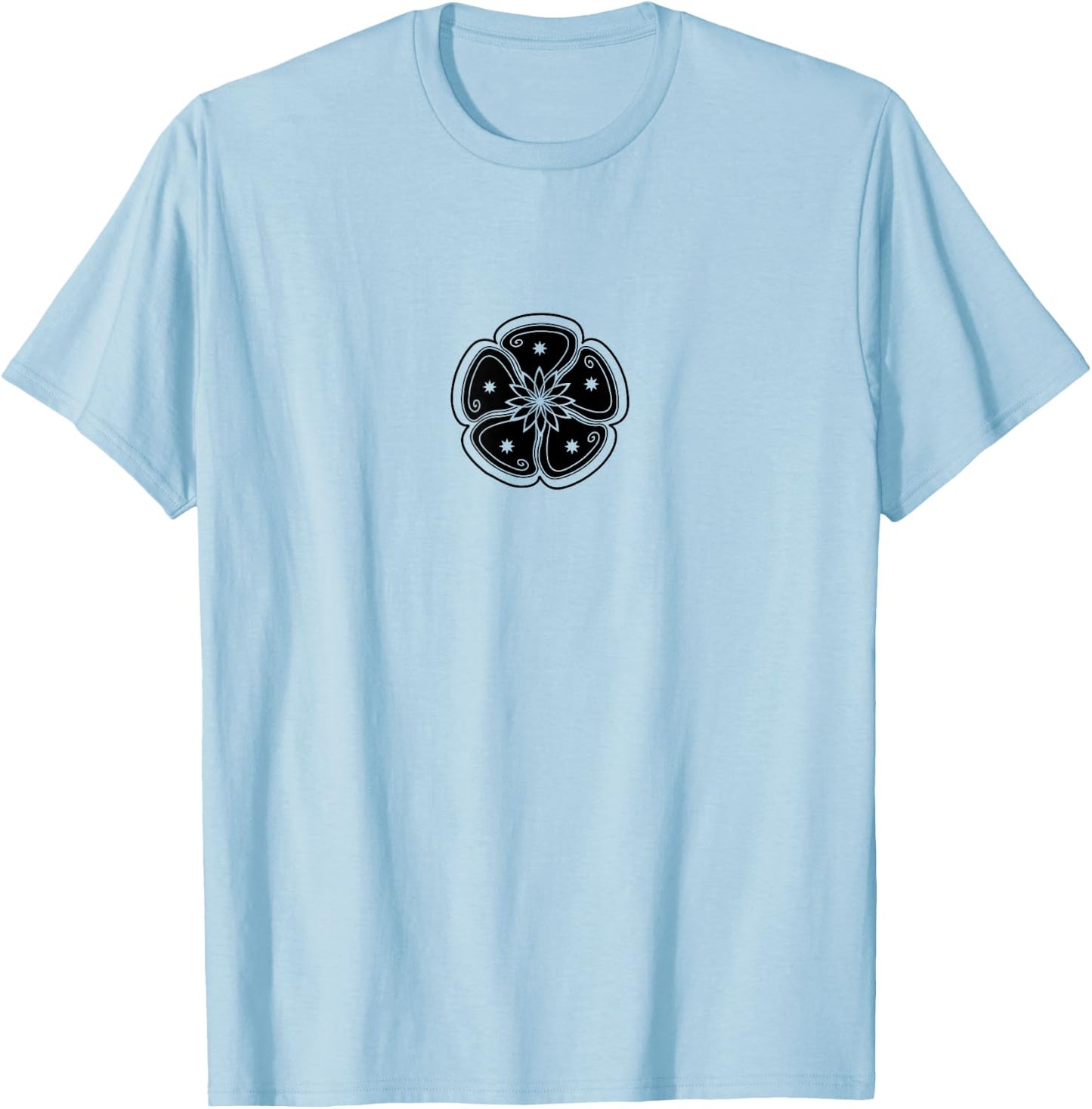 Peyote Cactus Symbol Mandala Lophophora Williamsii Desert T-Shirt - T-Shirt | Light Blue