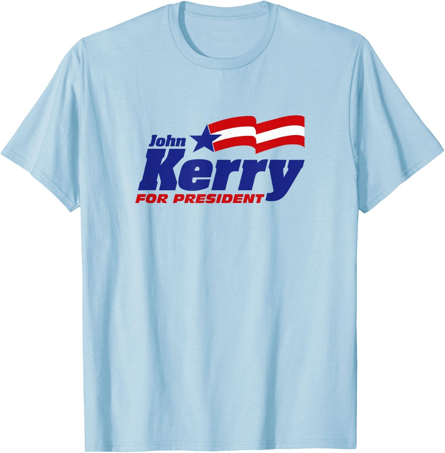 John Kerry For President 2024 | Kerry 2024 Democrat USA T-Shirt - T-Shirt | Light Blue