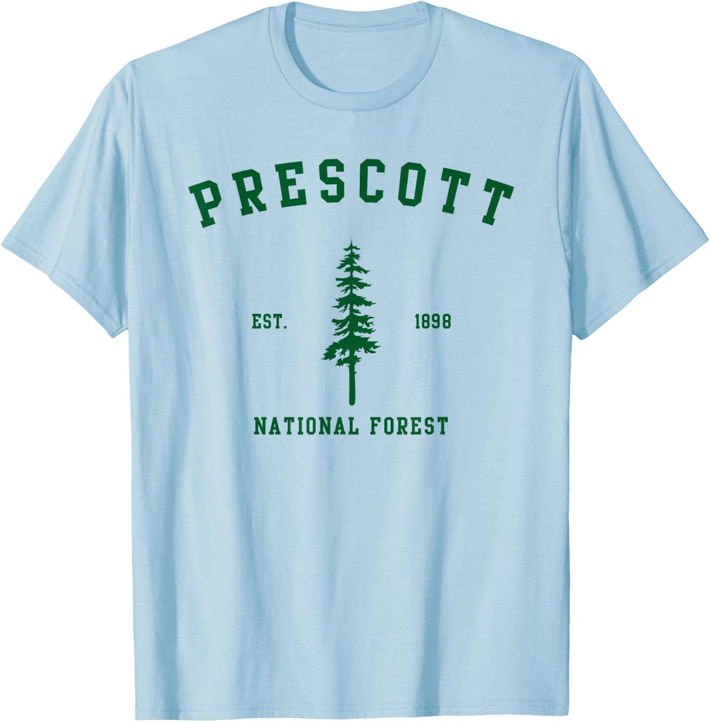 Prescott National Forest Explore Arizona T-Shirt - T-Shirt | Light Blue