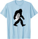 Bigfoot Gambling Poker Sasquatch Gambler T-Shirt - T-Shirt | Light Blue