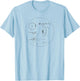 Voyager Golden Record NASA T Shirt T-Shirt - T-Shirt | Light Blue