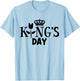 Koningsdag Kingsday Netherlands 2024 Tulip Crown Kings Day T-Shirt - T-Shirt | Light Blue