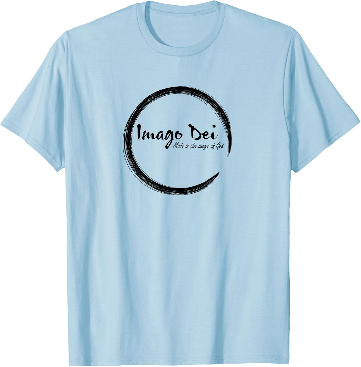 Imago Dei Made in the Image of God Latin T-Shirt - T-Shirt | Light Blue
