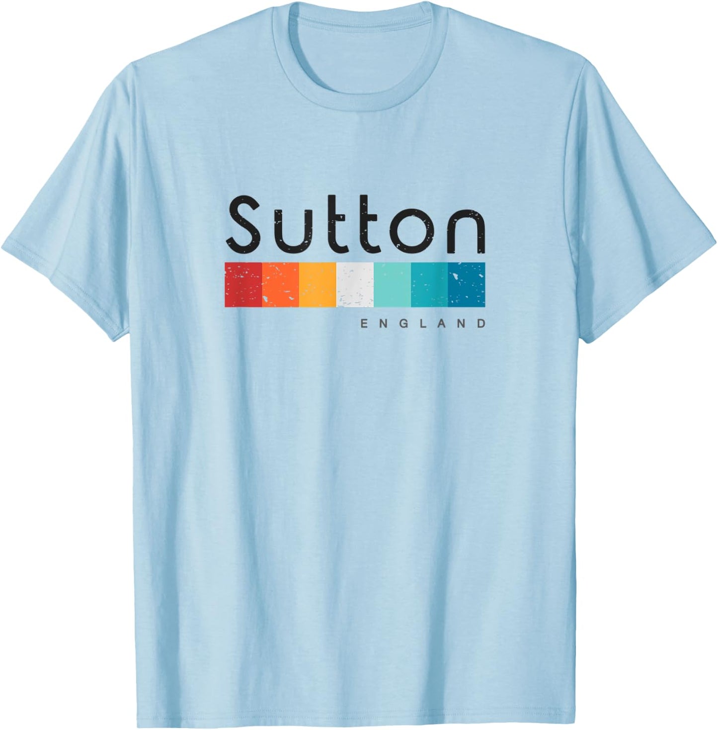 Sutton England UK T-Shirt - T-Shirt | Light Blue