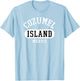 Retro Cool College Style Cozumel Women Men Kids Novelty Art T-Shirt - T-Shirt | Light Blue