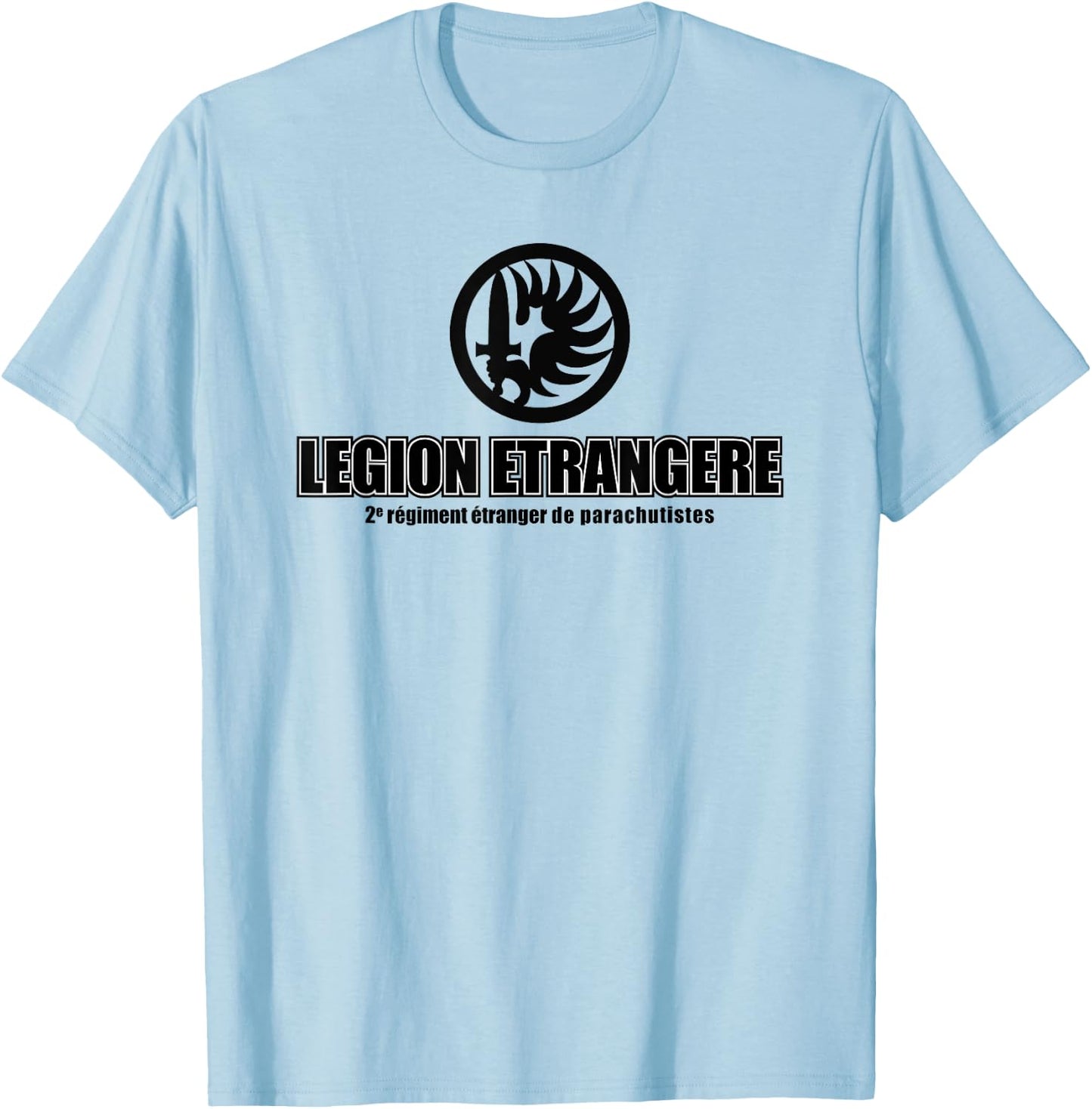 French Foreign Legion Paratrooper T shirt - 2 Rep T-Shirt - T-Shirt | Light Blue