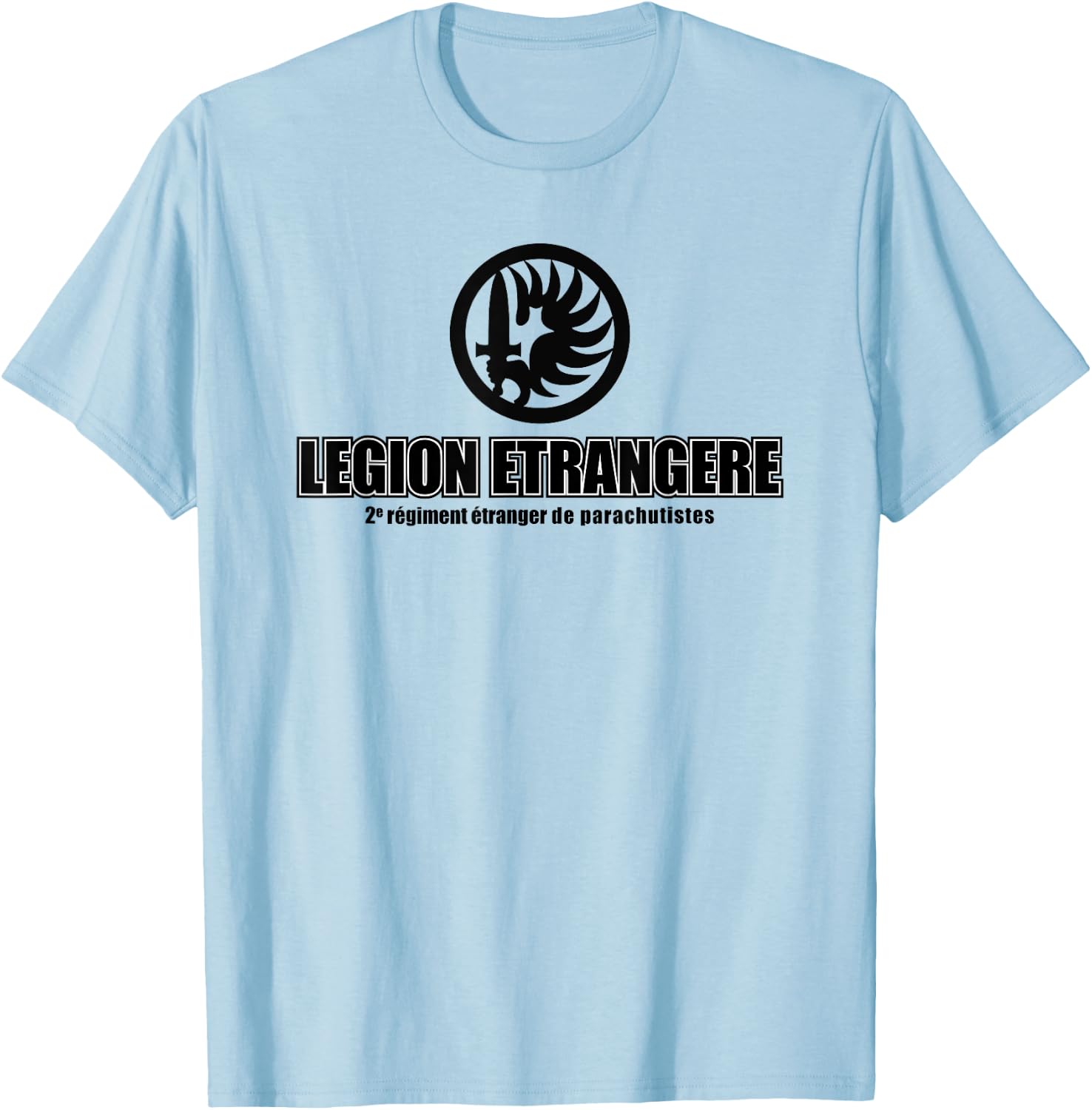 French Foreign Legion Paratrooper T shirt - 2 Rep T-Shirt - T-Shirt | Light Blue