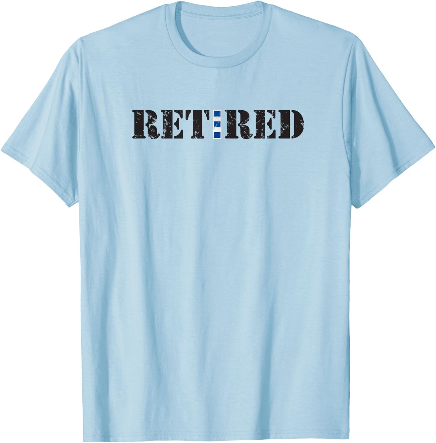 US Coast Guard CWO4 Retired Shirt T-Shirt - T-Shirt | Light Blue