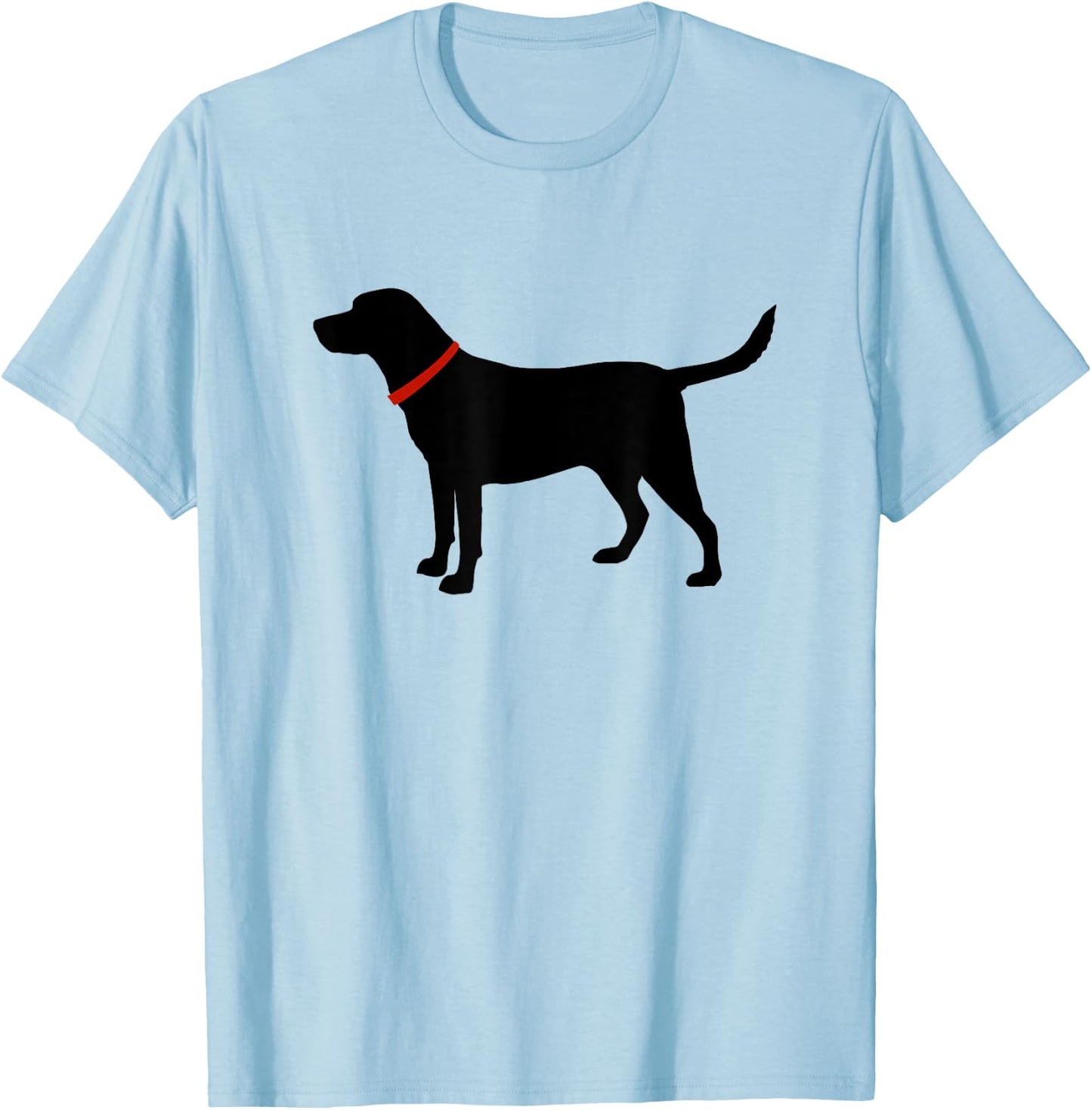 Labrador Retriever Black Lab Rubber Labrador Retriever Black Lab Lover T-Shirt - T-Shirt | Light Blue