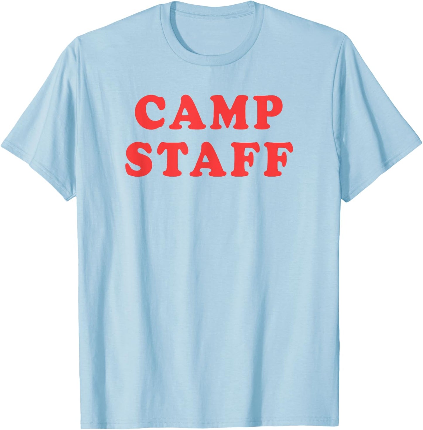 Trendy Camp Staff Team Member T-Shirt - T-Shirt | Light Blue
