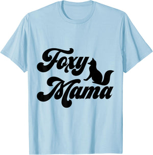 Pet Cute Cute Fennec Foxes Mama Mom Animals Foxy T-Shirt - T-Shirt | Light Blue