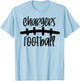 Chargers Football School Spirit Team Mascot Game Night T-Shirt - T-Shirt | Light Blue